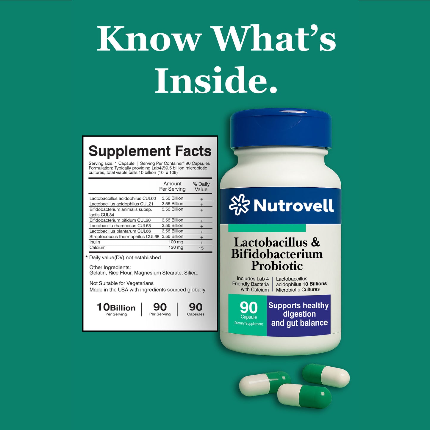 Lactobacillus & Bifidobacterium Probiotic