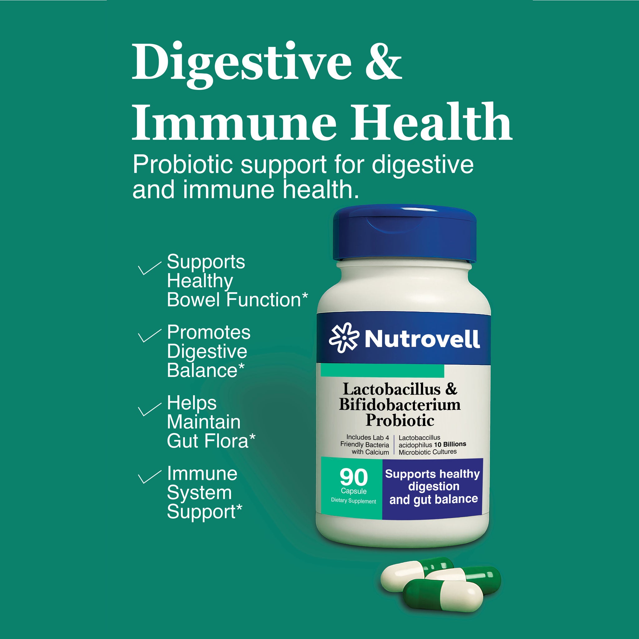 Lactobacillus & Bifidobacterium Probiotic