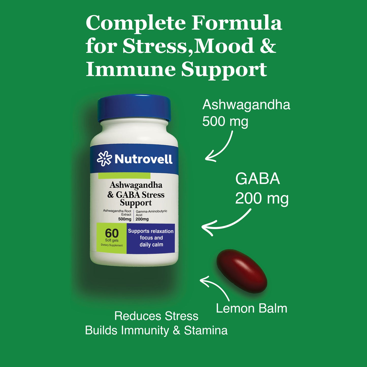 Ashwagandha & GABA Stress Support