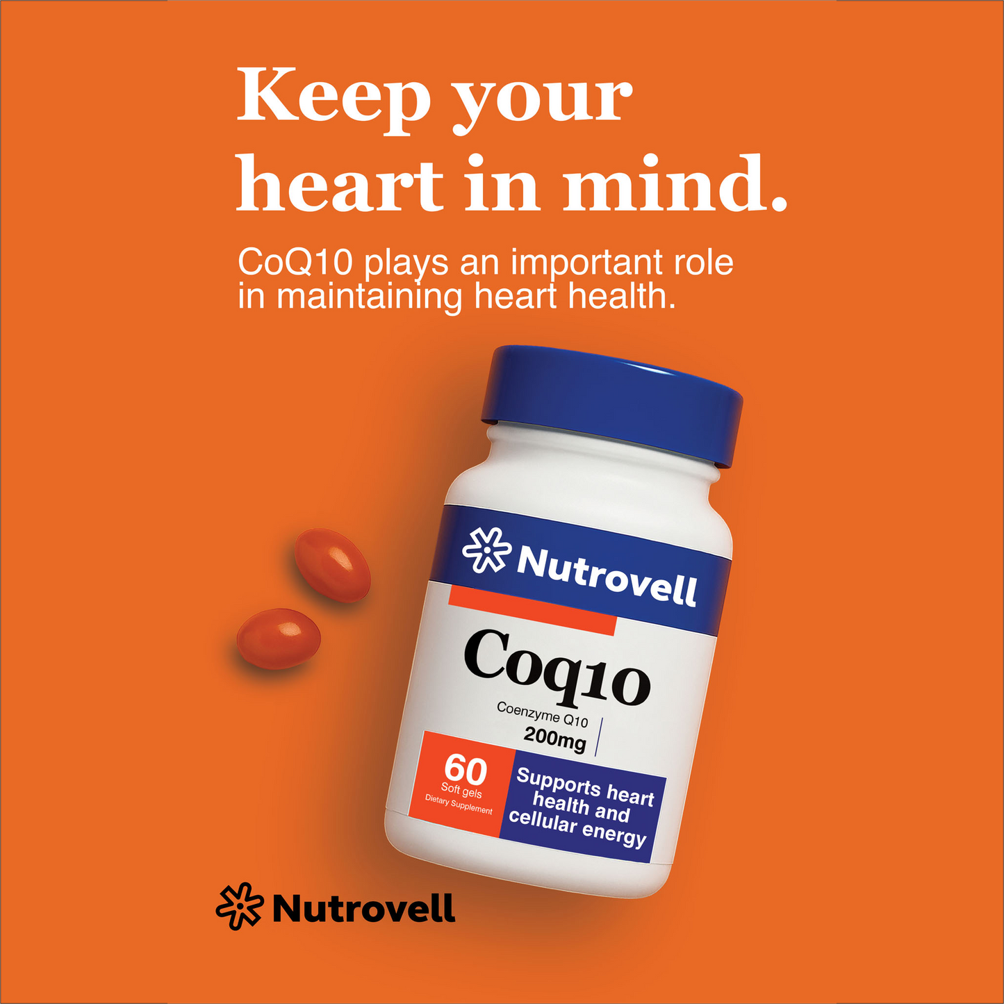 CoQ10 – Coenzyme Q10 200 mg – 60 Softgels