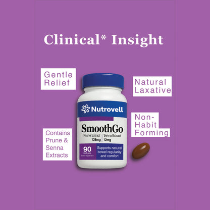 SmoothGo – Prune Extract 125 mg + Senna Extract 12 mg – 90 Softgels