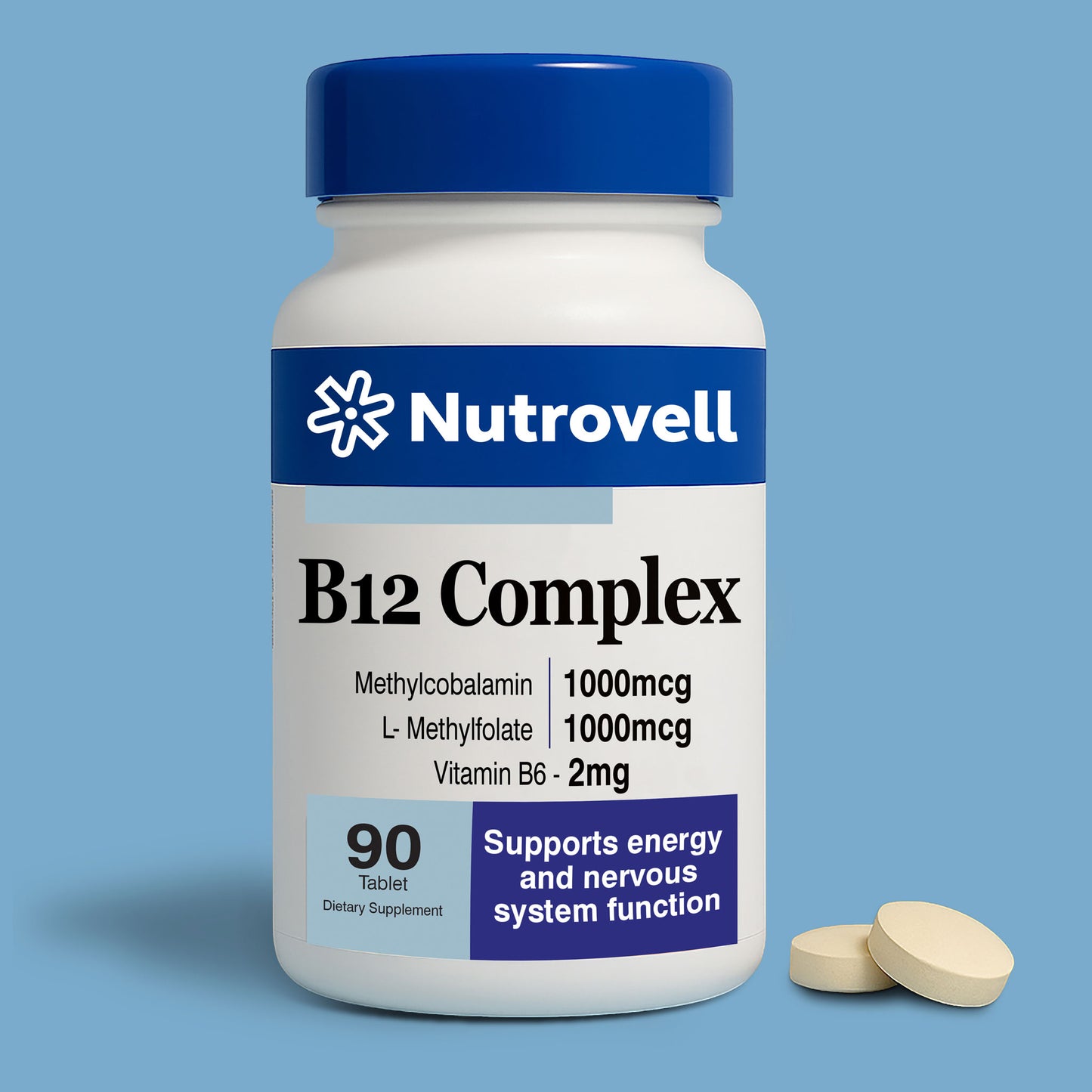 Vitamin B12 1000 mcg | Methylcobalamin Energy Support