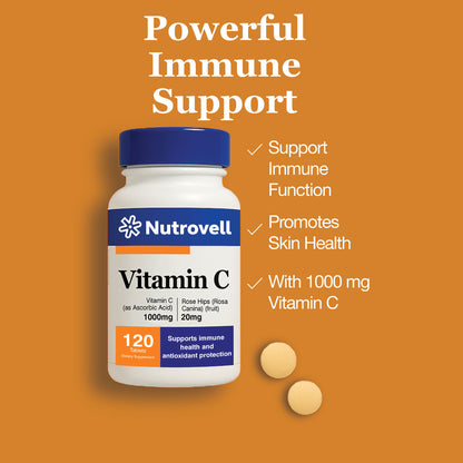 Vitamin C – Ascorbic Acid 1000 mg – 60 Tablets