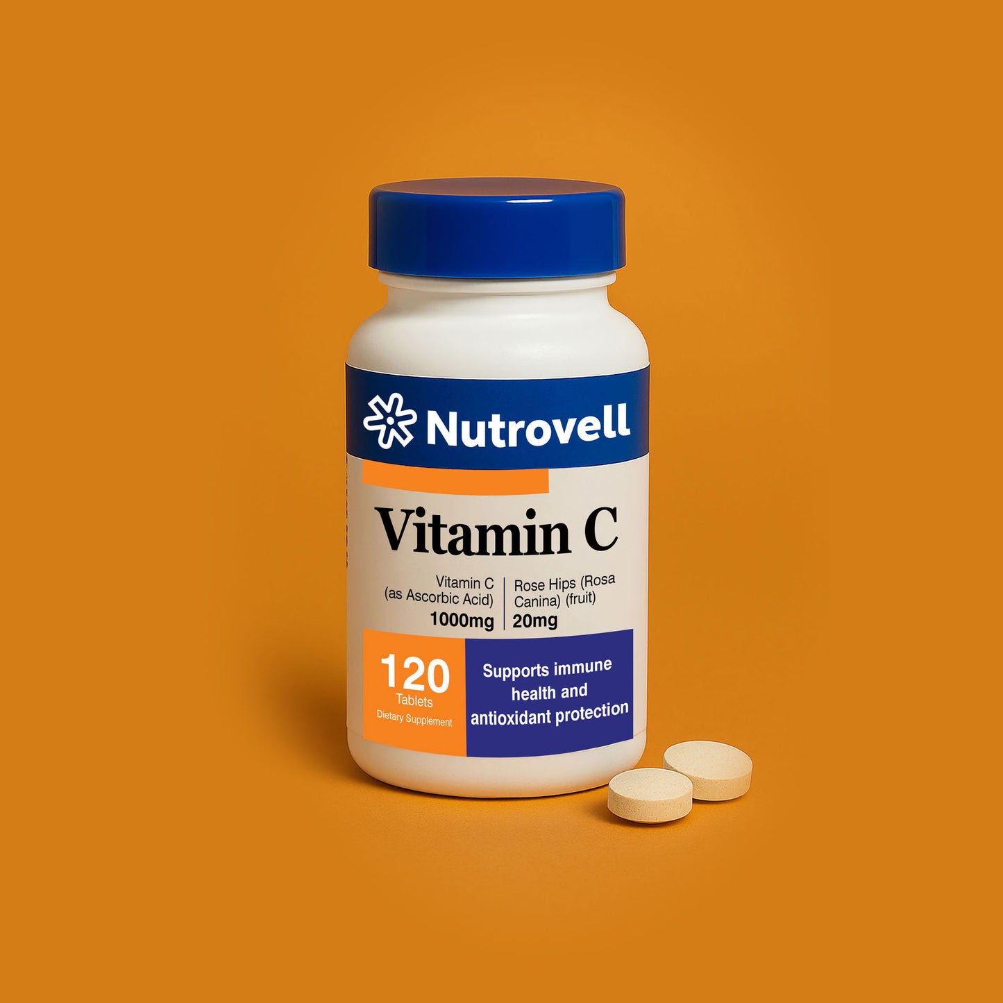 Vitamin C – Ascorbic Acid 1000 mg – 60 Tablets